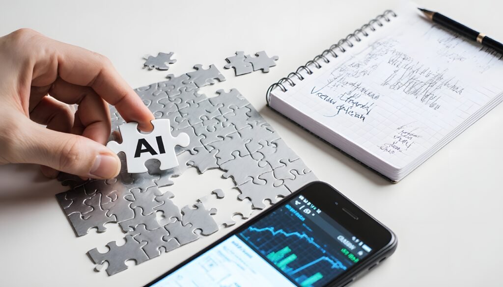 vecteezy ai solution puzzle piece and business chart 69860632 (1)