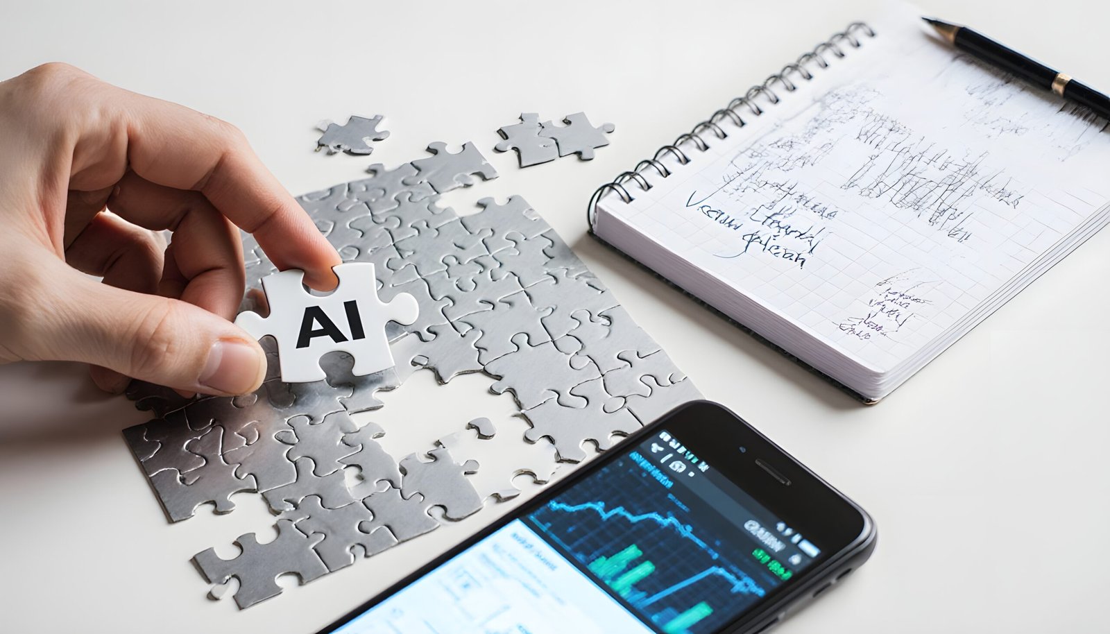 vecteezy ai solution puzzle piece and business chart 69860632 (1)